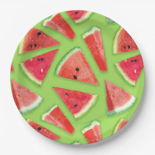 Watermelon Pattern Creation 3 Paper Plate