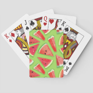 Watermelon Pattern Creation 3 Playing Cards