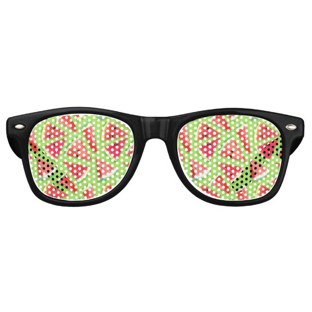 Watermelon Pattern Creation 3 Retro Sunglasses (Front)