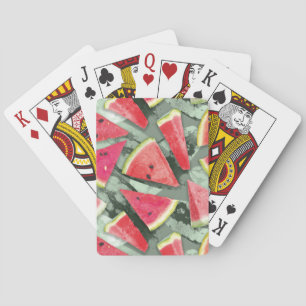 Watermelon Pattern Creation 4 Playing Cards