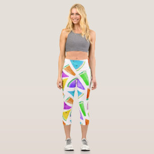 Watermelon Pattern Creation 6 Capri Leggings