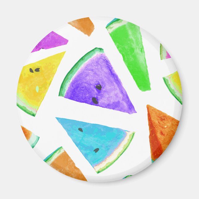 Watermelon Pattern Creation 6 Magnet (Front)