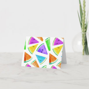 Watermelon Pattern Creation 6 Thank You Card