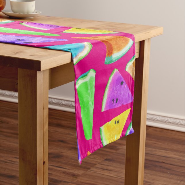 Watermelon Pattern Creation 9 Medium Table Runner (In Situ)