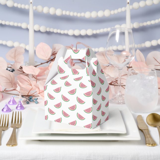 Watermelon Pattern  Favour Box (Wedding)