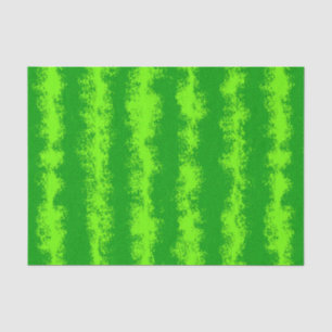 Watermelon Pattern Green Summer Fruit Rind Tissue Paper