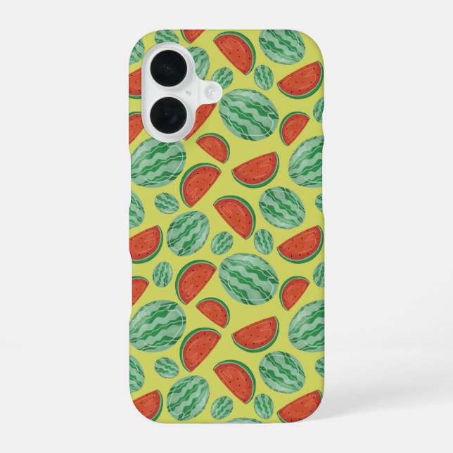 Watermelon Pattern iPhone Case (Back)