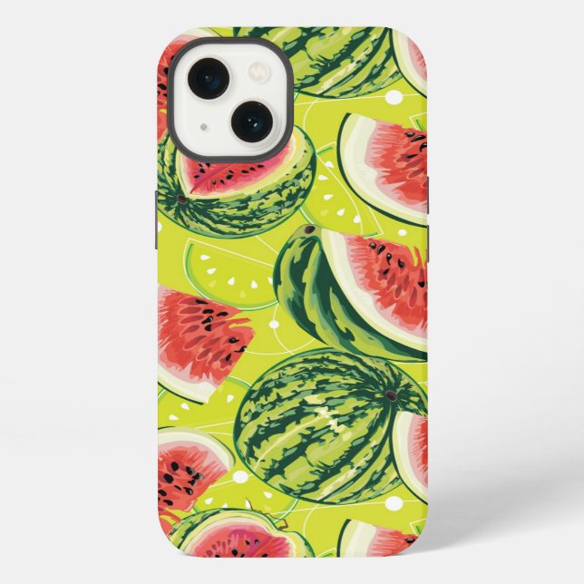 Watermelon Pattern iPhone Case (Back)