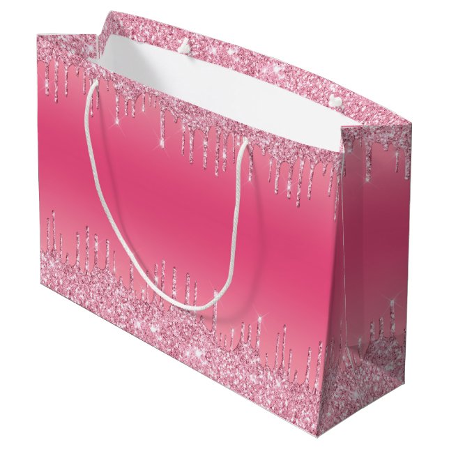 Watermelon Pattern  Large Gift Bag (Back Angled)