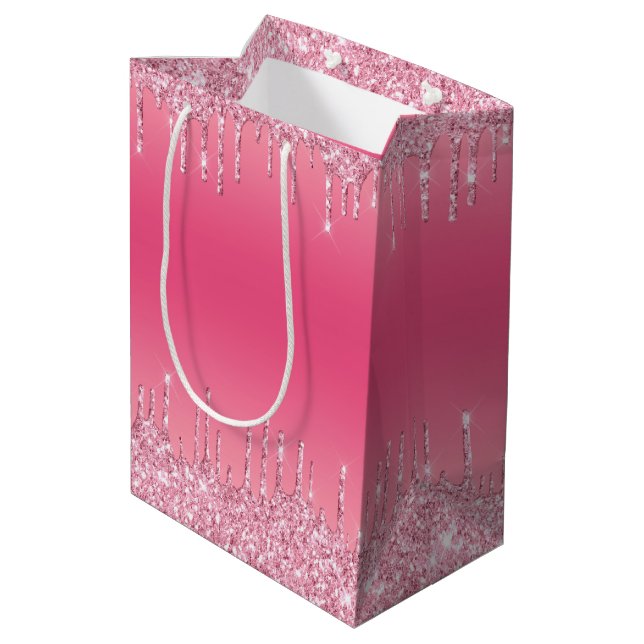 Watermelon Pattern  Medium Gift Bag (Back Angled)