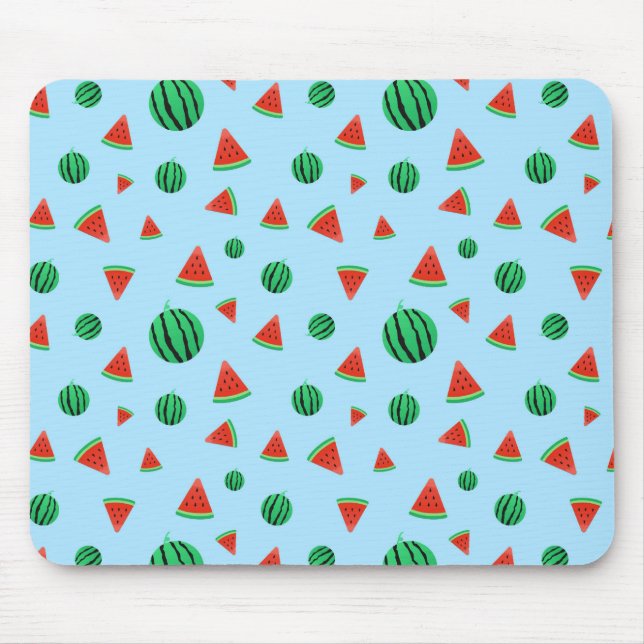 Watermelon Pattern Mouse Pad (Front)