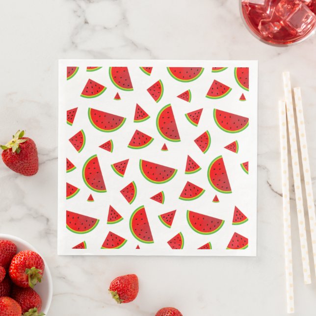 Watermelon pattern  napkin (Insitu)