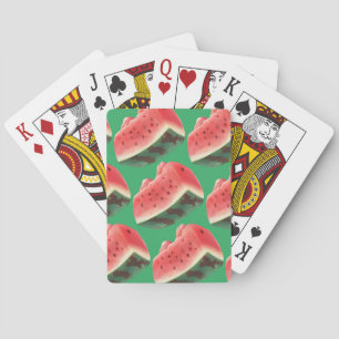 Watermelon Pattern Playing Cards