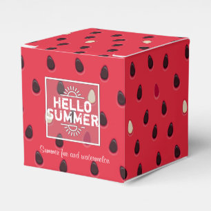 Watermelon Pattern, Summer Time Personalised Favour Box