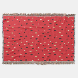 Watermelon Pattern Throw Blanket