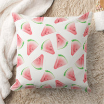 Watermelon Pattern Throw Pillow