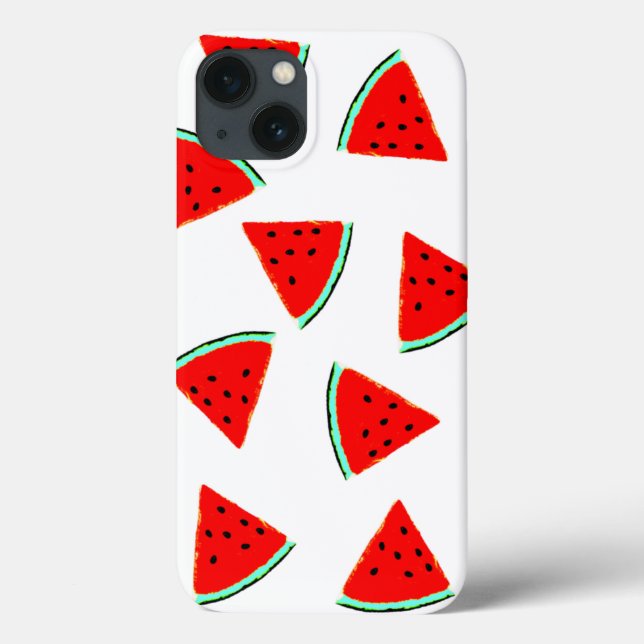 Watermelon Pattern Triangles Case-Mate iPhone Case (Back)