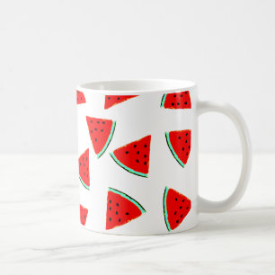 Watermelon Pattern Triangles Coffee Mug