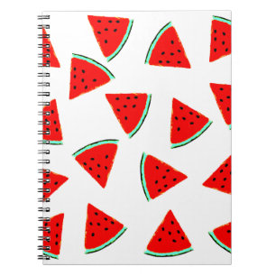 Watermelon Pattern Triangles Notebook