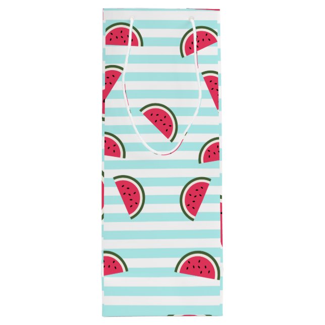 Watermelon Pattern Wine Gift Bag (Back)