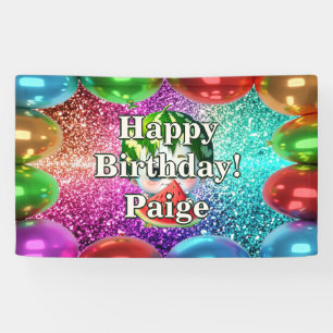 Watermelon Personalised character birthday Banner