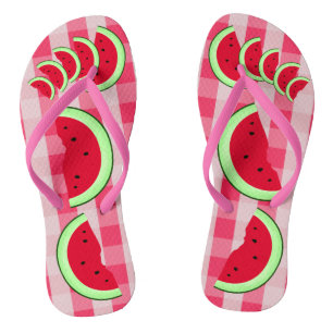 Watermelon Picnic Fruity Fun Summer Jandals