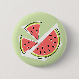 Watermelon Pieces Green button