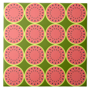 Watermelon Pink Multi Tile