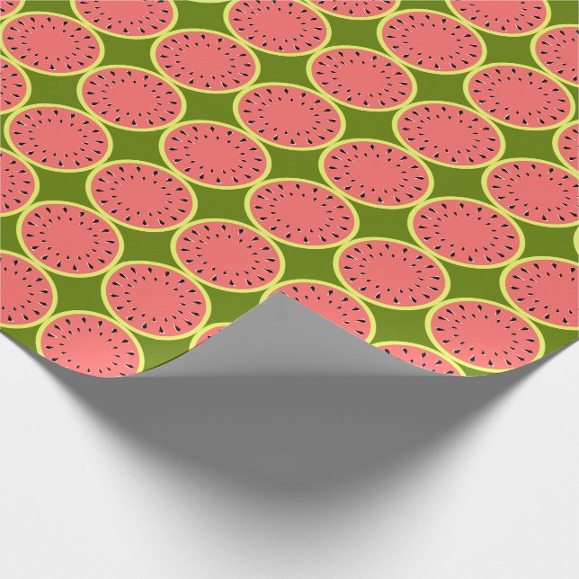Watermelon Pink Multi wrapping paper (Corner)