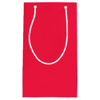 Watermelon Pink Solid Color Small Gift Bag