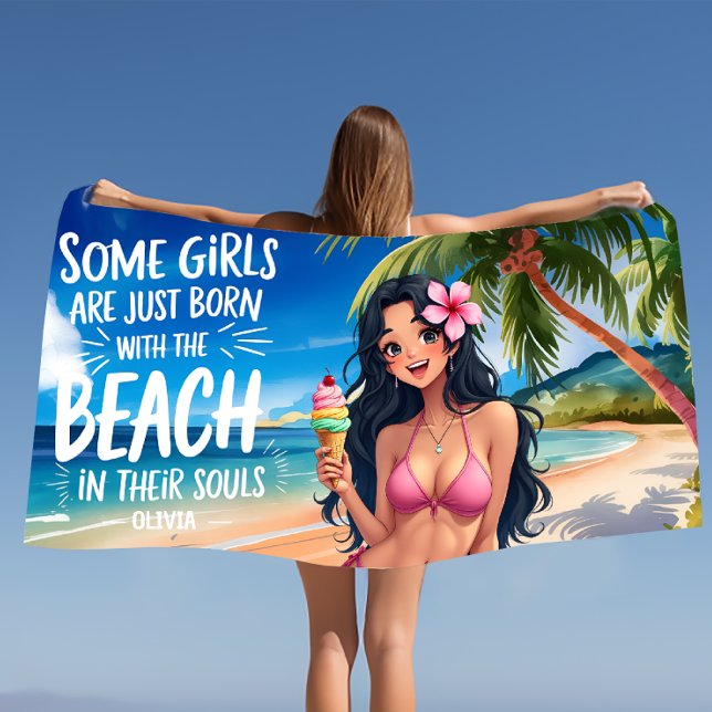 Watermelon Pink Sorbet | Tropical Summer  Beach Towel (Creator Uploaded)