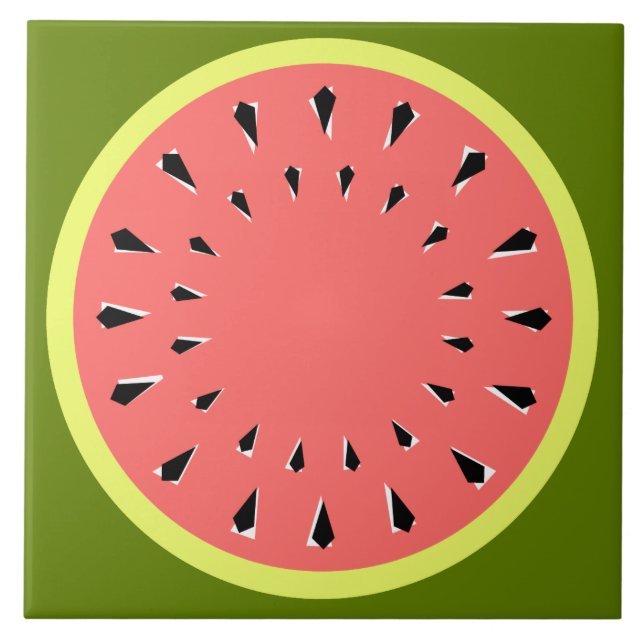 Watermelon Pink Tile (Front)
