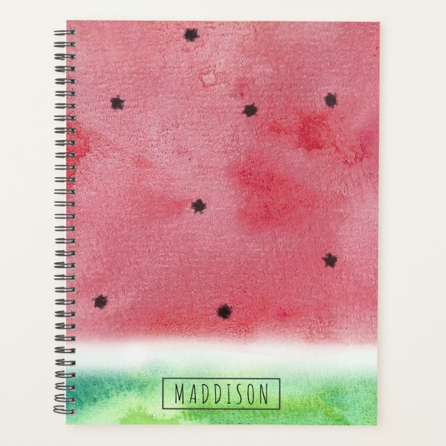 Watermelon Planner, Watermelon Diary Planner (Front)
