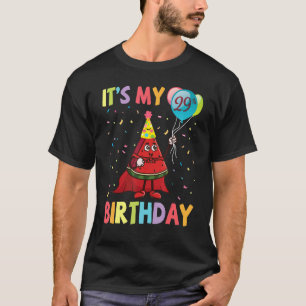 Watermelon Play Balloons It's My 29th Birthday Hap T-Shirt