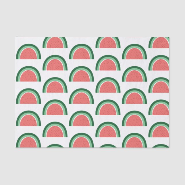 Watermelon Rainbow Pattern Tissue Paper (Front)