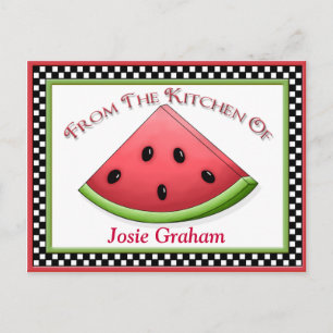 Watermelon Recipe Cards