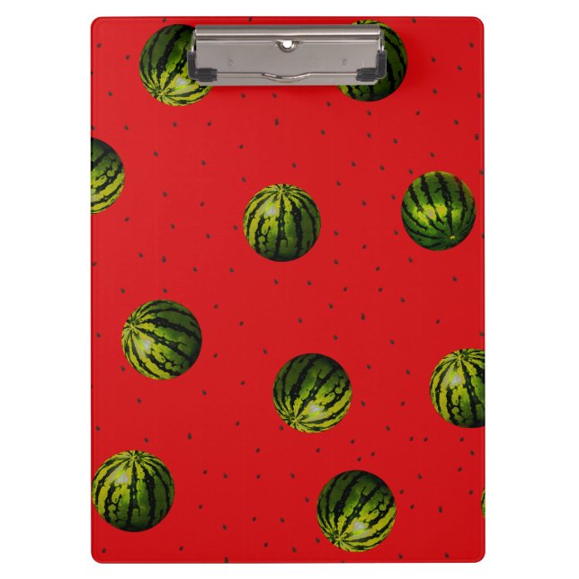watermelon red and seeds clipboard (Front)