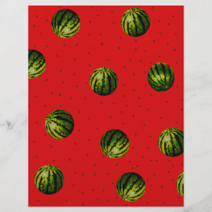 watermelon red and seeds flyer