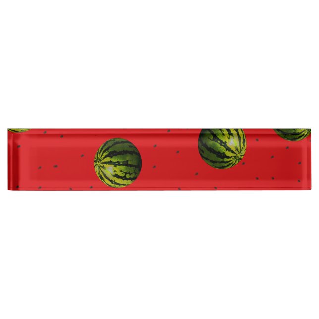 watermelon red and seeds nameplate (Front)