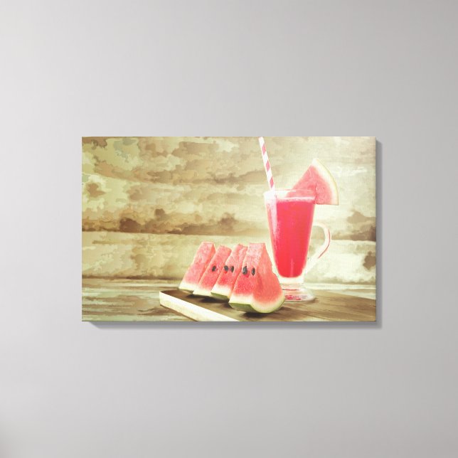 Watermelon Refreshment Wall Art (Front)