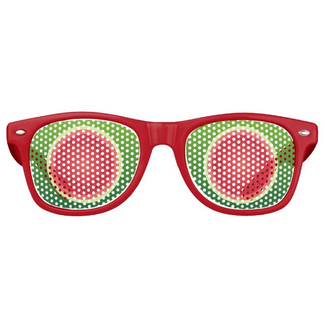 Watermelon Retro Sunglasses (Front)
