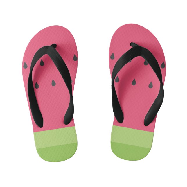Watermelon SIice Kid's Jandals (Footbed)