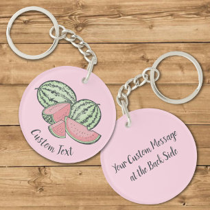 Watermelon Sketches Keychain