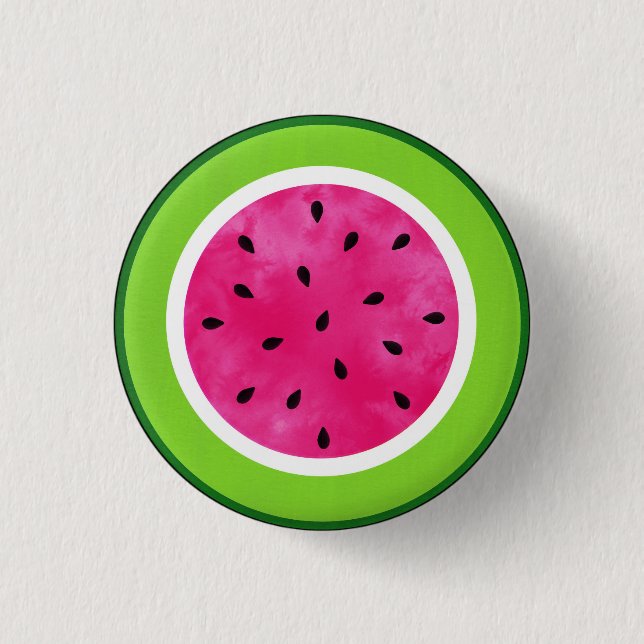 Watermelon Slice 3 Cm Round Badge (Front)