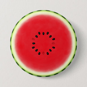 Watermelon Slice 7.5 Cm Round Badge