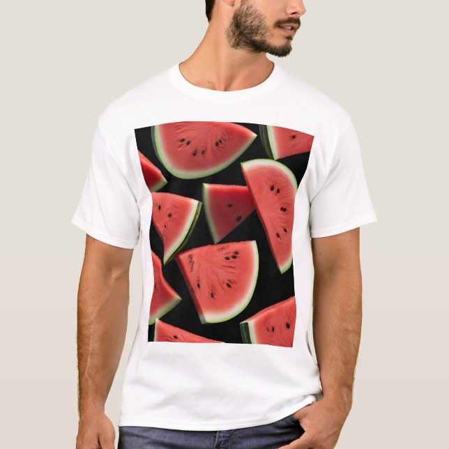 Watermelon Slice Aesthetic T-Shirt (Front)