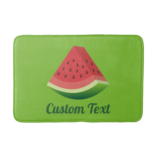 Watermelon Slice Bath Mat (Front)