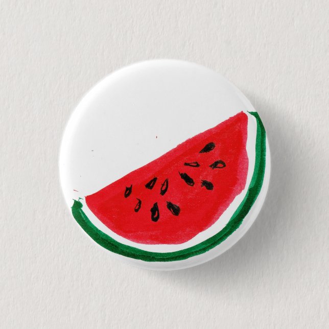 Watermelon Slice Button (Front)