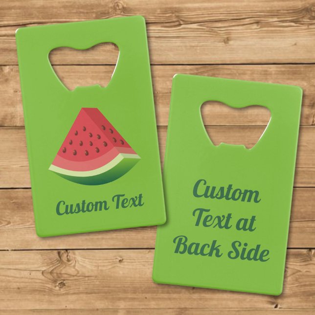 Watermelon Slice Credit Card Bottle Opener (Creator Uploaded)