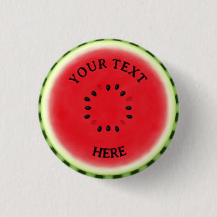 Watermelon Slice Custom 3 Cm Round Badge